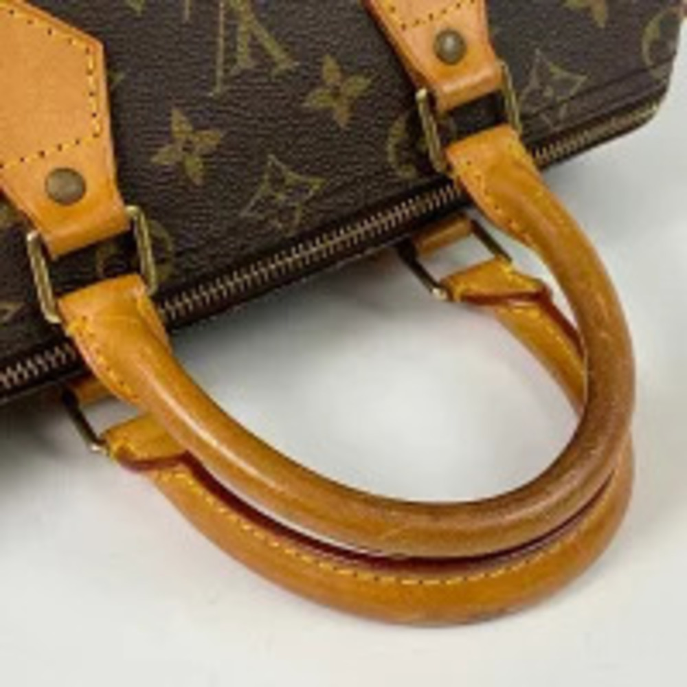 Louis Vuitton Speedy Boston Bag Commuter Handbag Monogram Brown - Picture 6 of 7